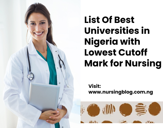 List Of Best Universities in Nigeria with Lowest Cutoff Mark for Nursing